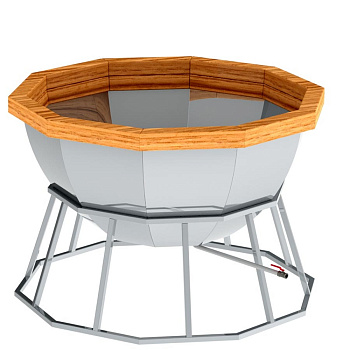 Банный чан 10 граней на подставке